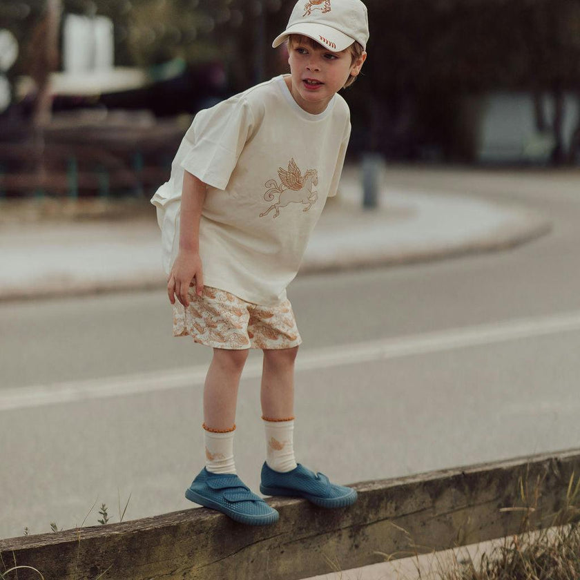 Play Shorts | Organic Cotton Terry - Pegasus