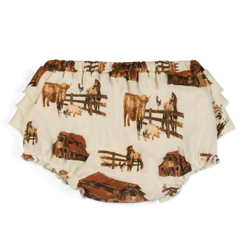 Homestead Organic Cotton Ruffle Bloomer