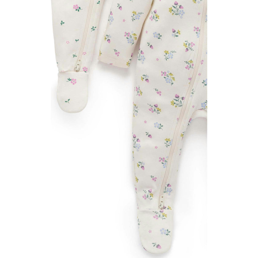 Printed Zip Growsuit Pack Cherry Blossom Print