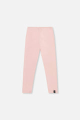 Rib Leggings Pale Dusty Pink