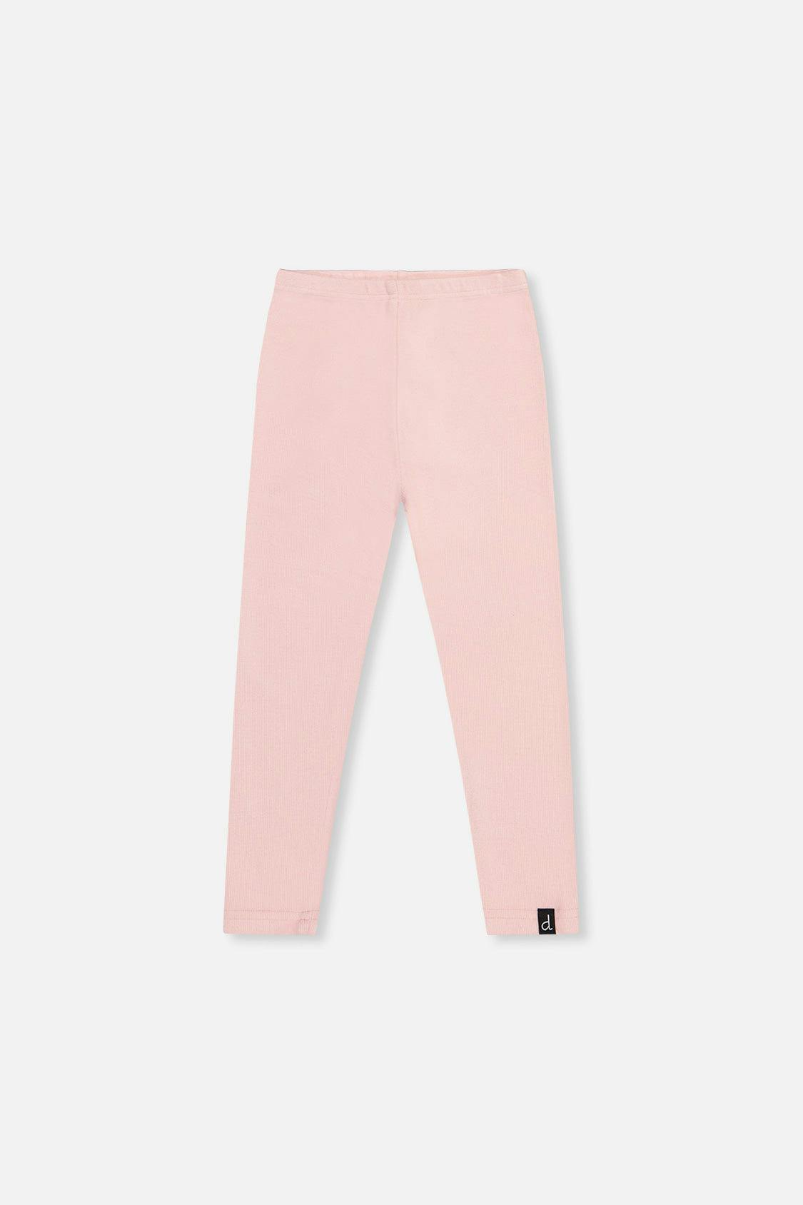 Rib Leggings Pale Dusty Pink