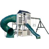 Wrangler Way Wooden Swing Set / Playset With Playhouse