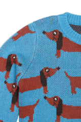Dachshund Jumper | Iceland Blue