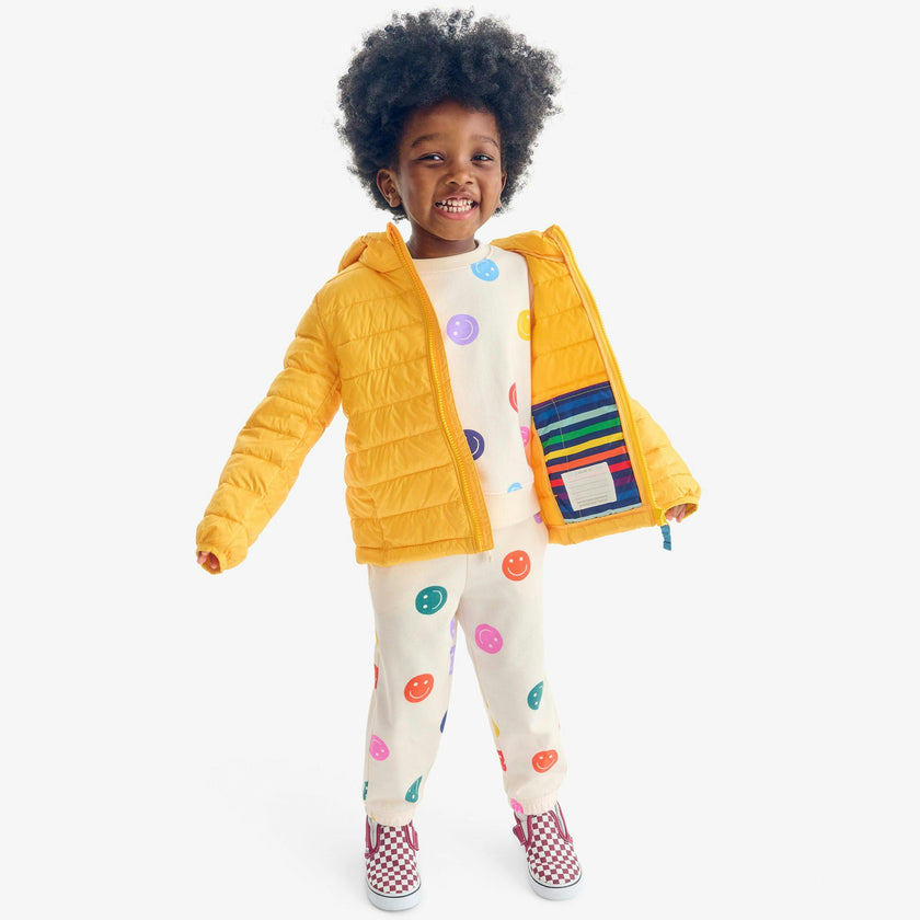 Kids sweatpant in happy faces