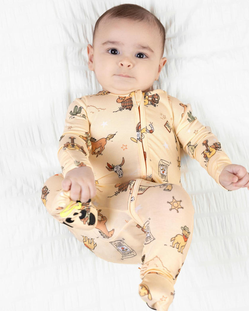 Cowboy Bamboo Convertible Footie