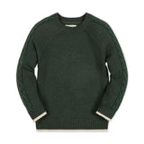 Organic Raglan Crew Neck Sweater