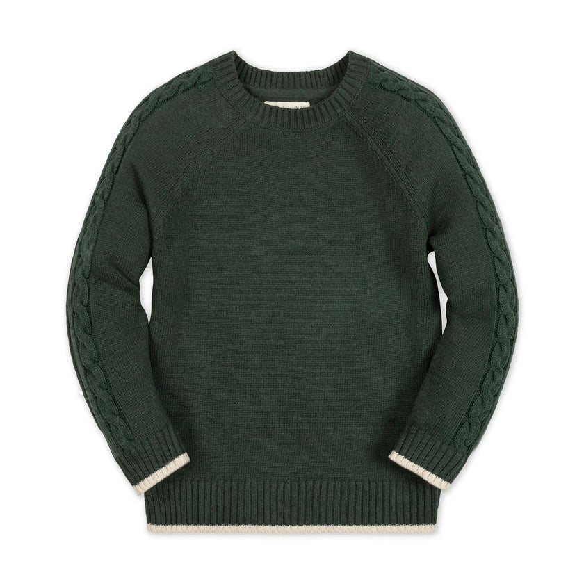 Organic Raglan Crew Neck Sweater