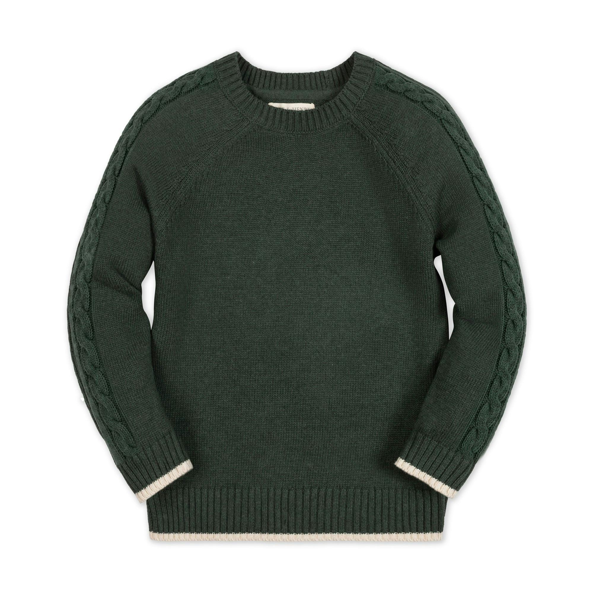 Organic Raglan Crew Neck Sweater