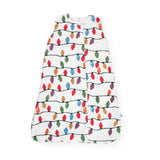 Cotton Muslin Sleep Bag - Christmas Bulbs