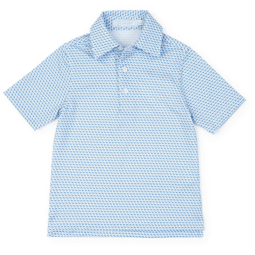 Will Boys' Performance Polo by LH Sport - Fetch Classic Blue