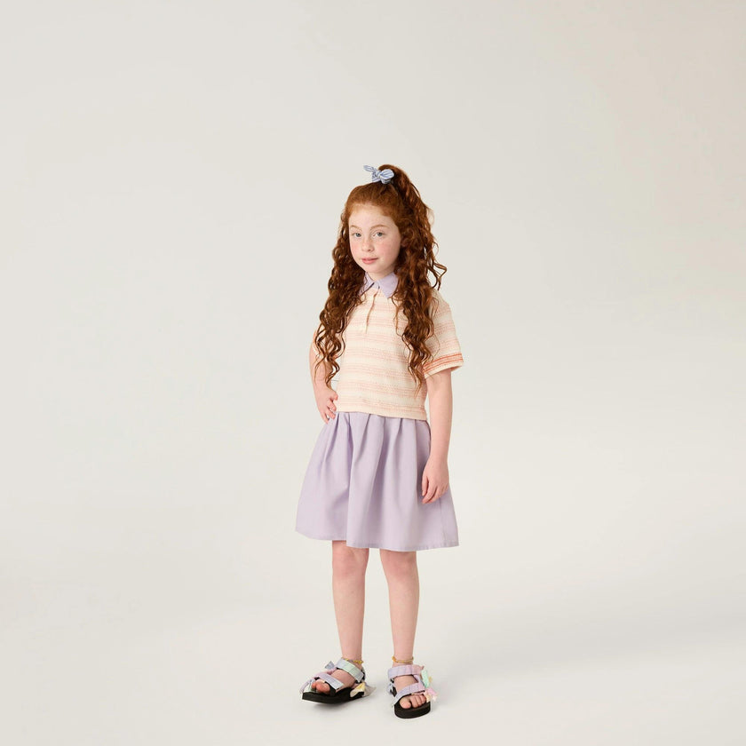 Organic Pleated Polo Dress