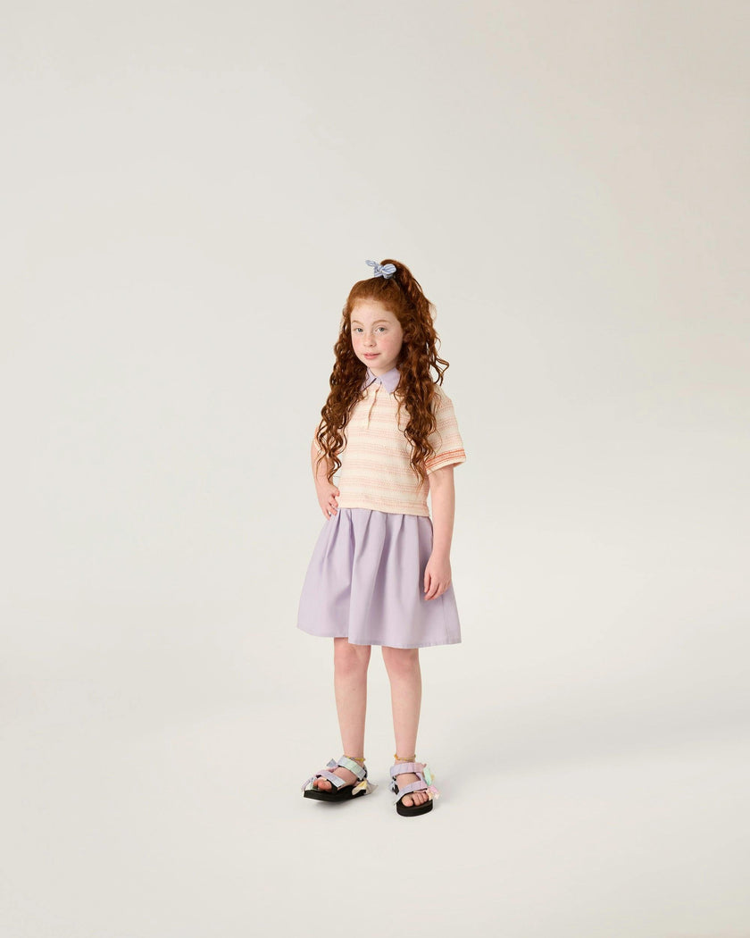 Organic Pleated Polo Dress