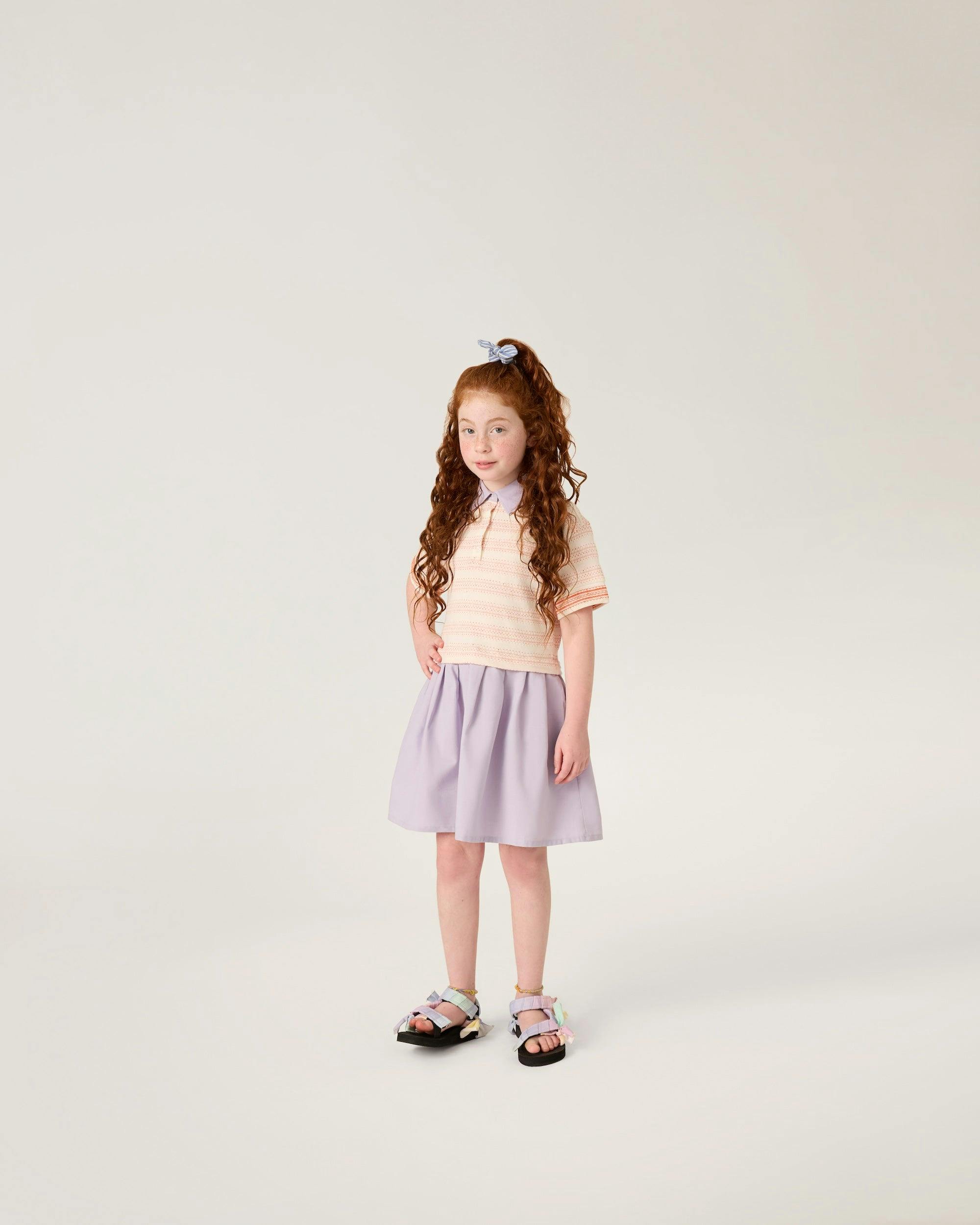 Organic Pleated Polo Dress