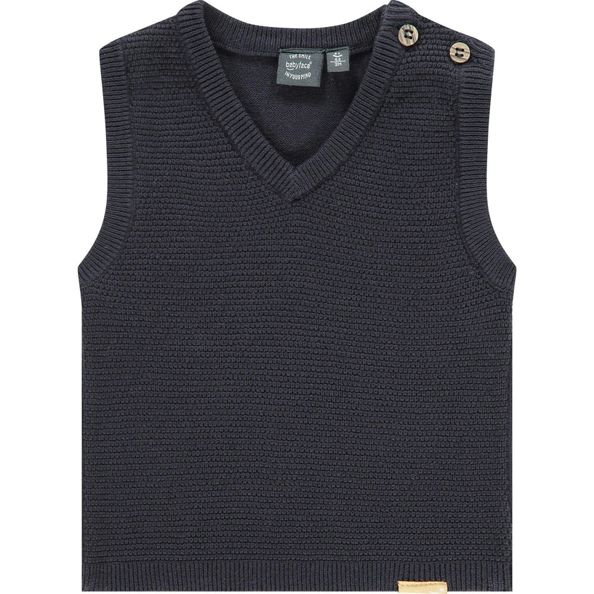 2-Buttoned Shoulder Vest