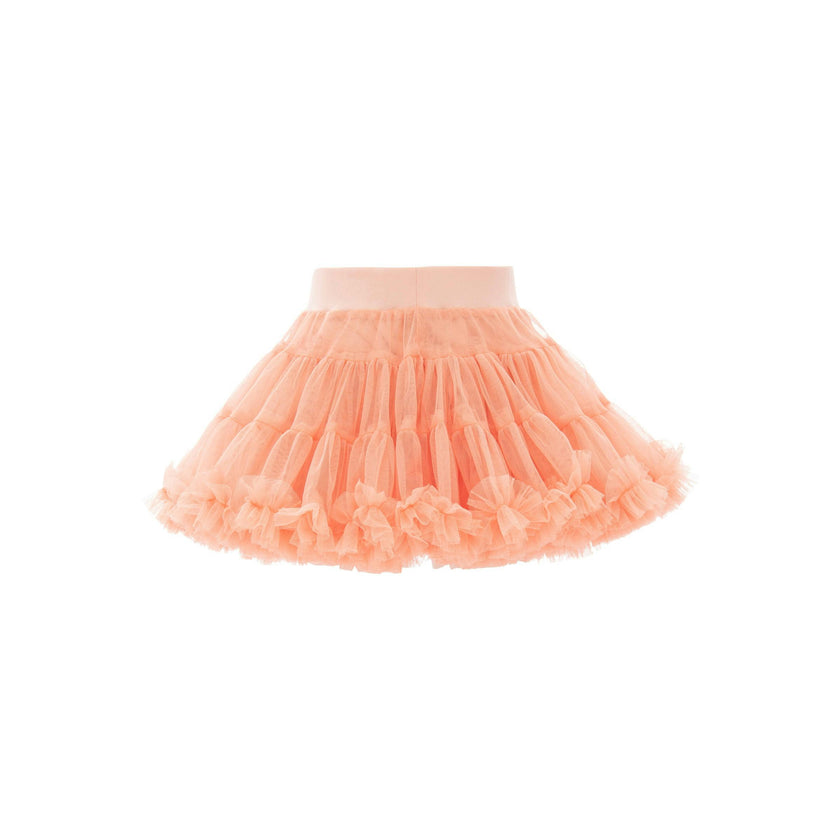 Orange Peach Bow Tutu Skirt