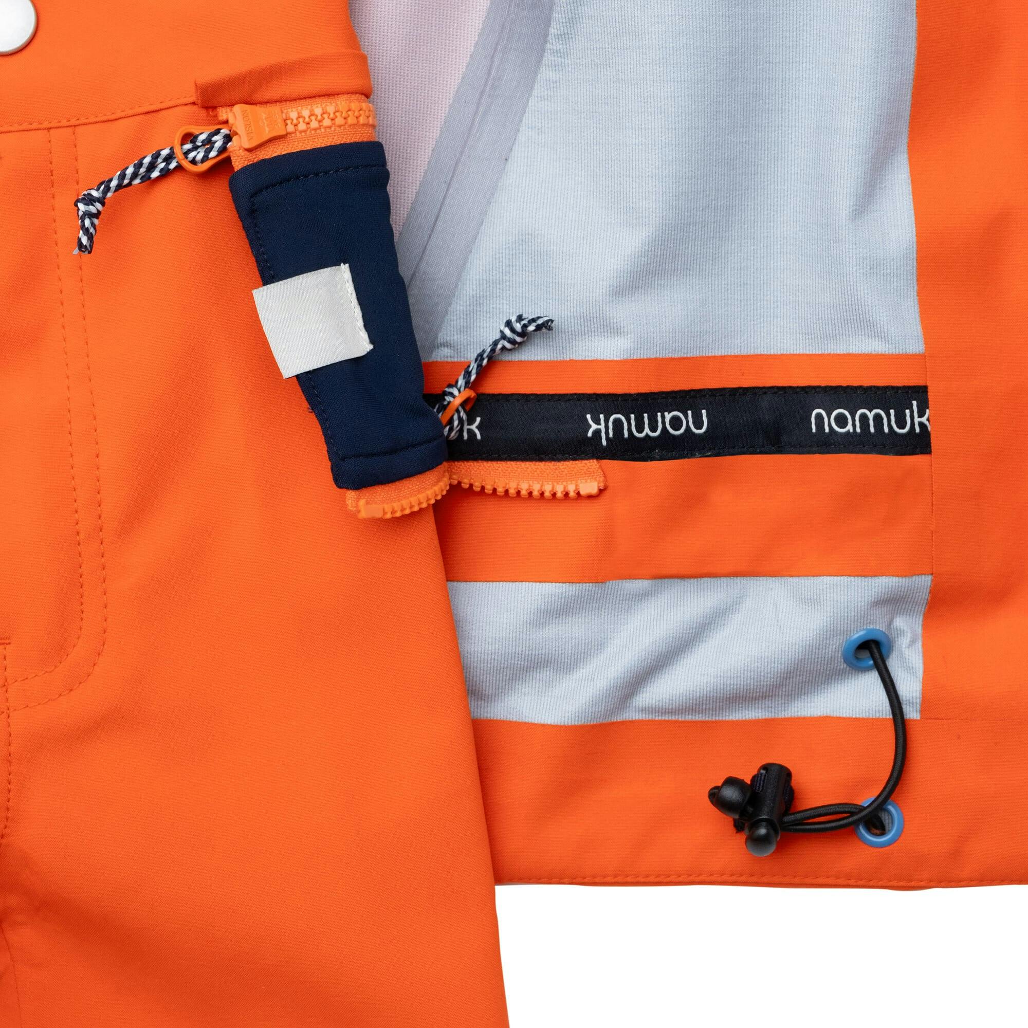 Turas All Season 3-Layer Waterproof Chin Guard Zipper Jacket