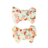 Pigtail Bow Hair Clips Set of 2 | Sunset Meadow