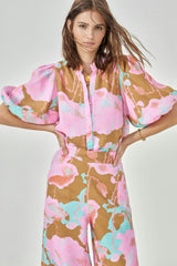 Bubble Linen Shirt - Aquarela