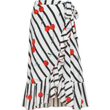 Women's Wrap Skirt - Cherry On Top Print
