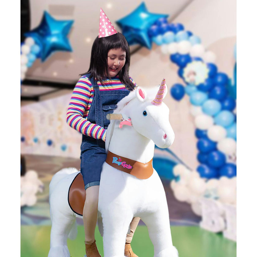 Model U® Unicorn Ride-On Toy Age 7+ – White