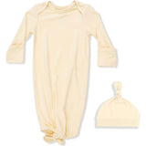 Solid Italian Straw - Knotted Gown  and Hat