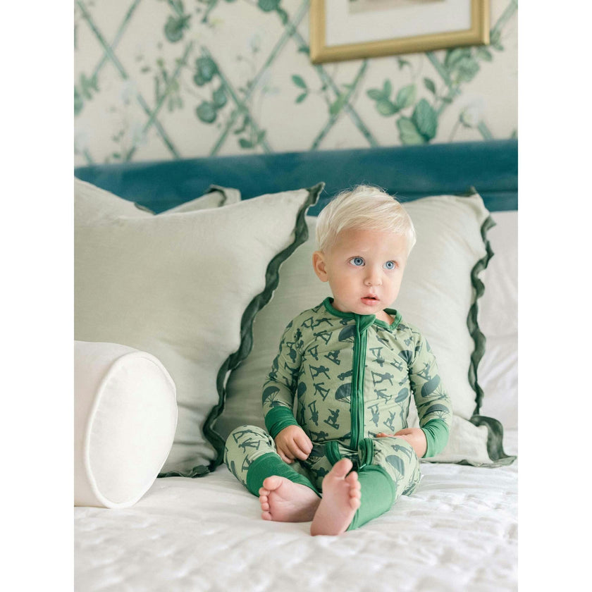 Trooper Bamboo Zipper Romper