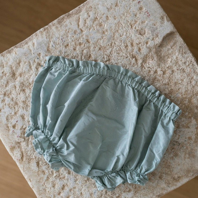 Sage Manon Silk Ceremony Baby Girl Bloomers