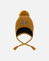 Lined Winter Hat with Pompom
