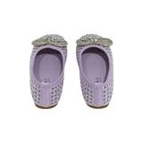 Lavender Sparkle Bow Ballet Flat
