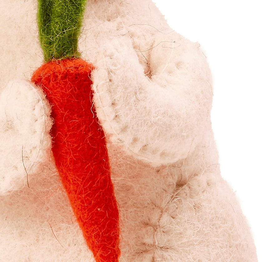 Easter Bunny Hand Felted Wool Arcadia Home