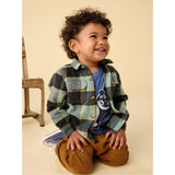 Flannel Button Up Shirt, Green