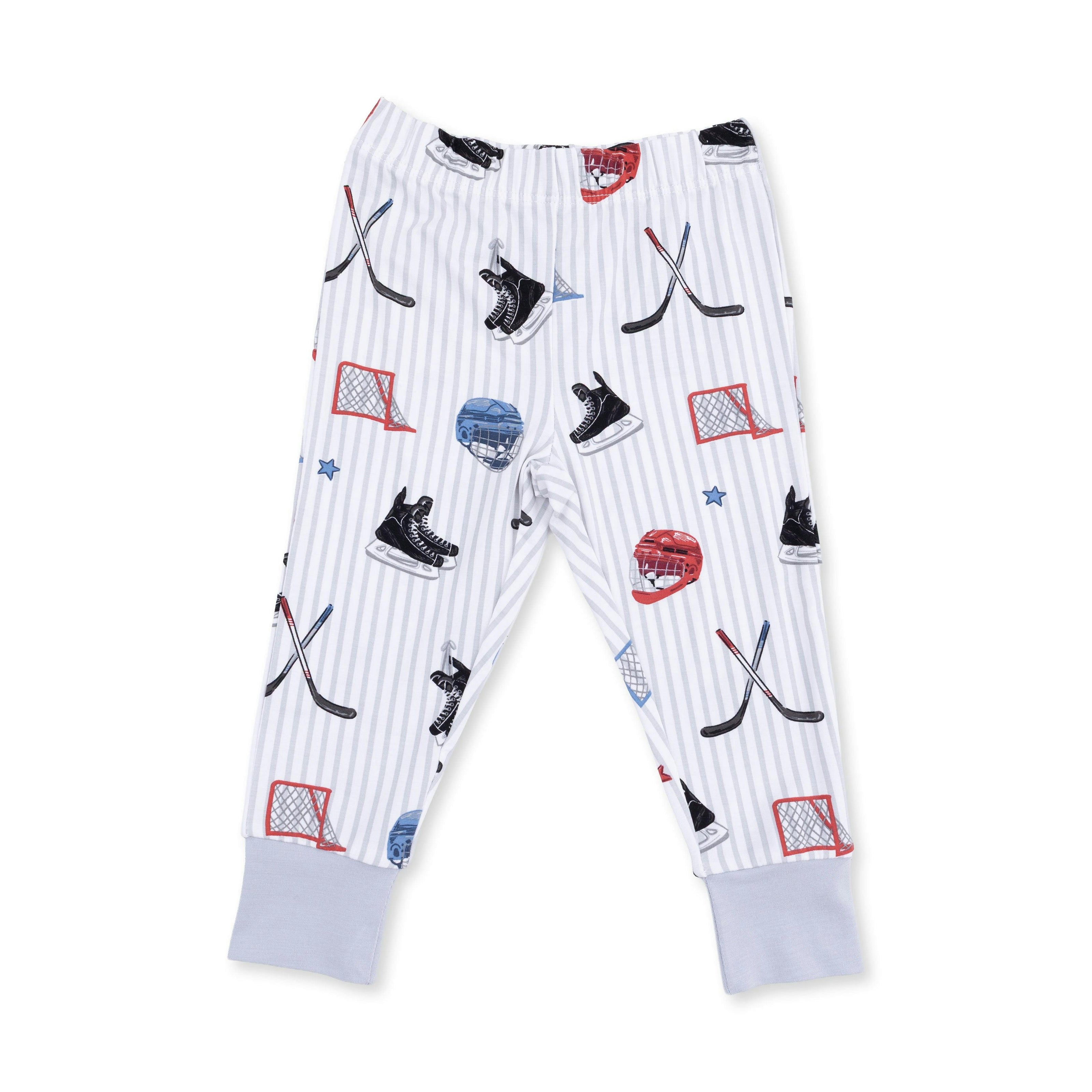 Hockey Stripe - Long Sleeve Loungewear Set