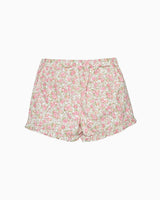 Rosie Floral Shorts in Peach Rose Floral