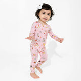 Valentines Kittens Bamboo Convertible Footie