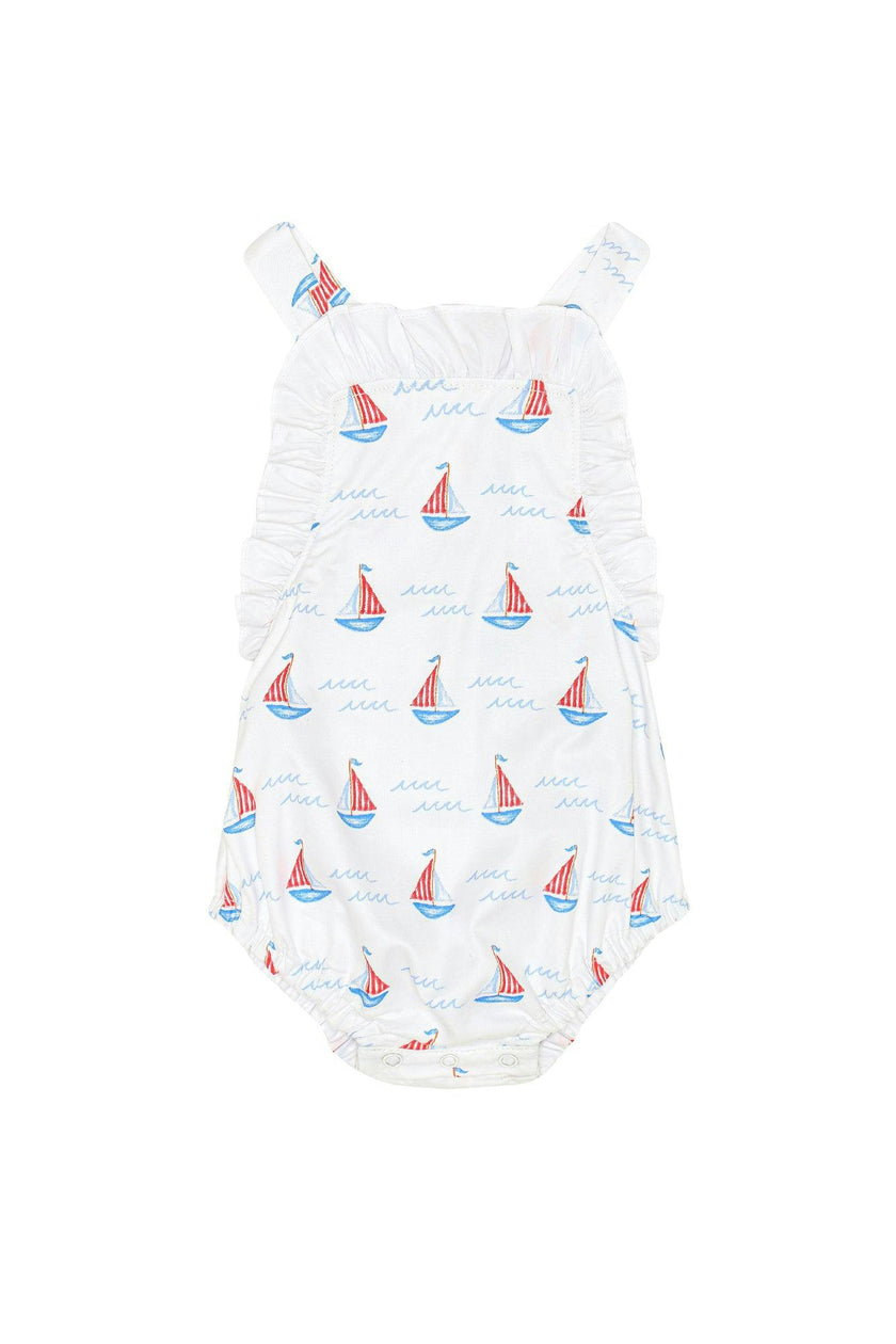 Sailboats Woven Summer Bubble