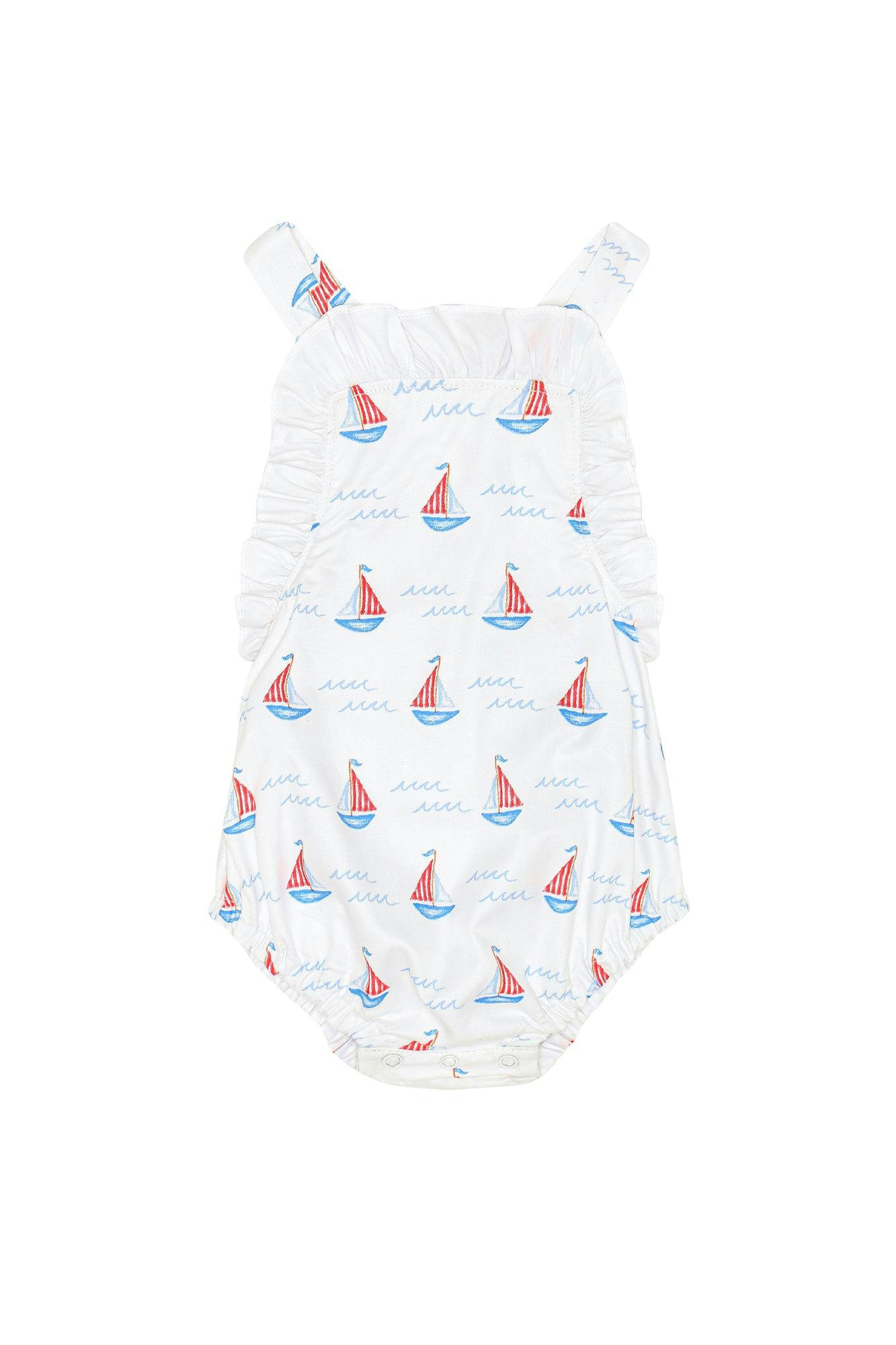 Sailboats Woven Summer Bubble