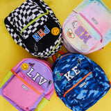 Customizable Groovy Check Backpack