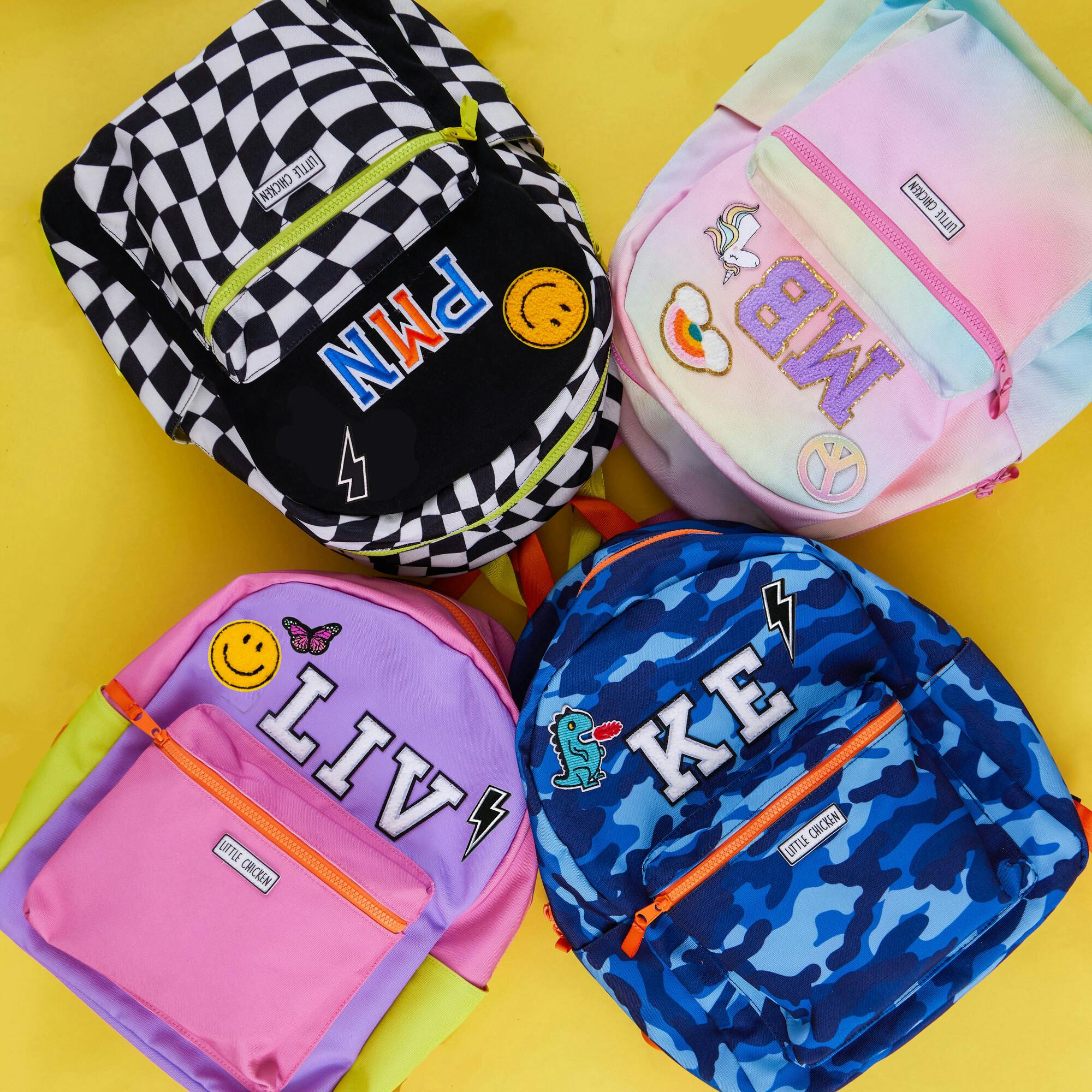 Customizable Groovy Check Backpack