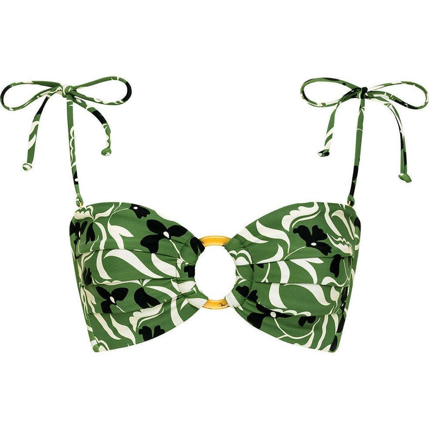 Tori Ties Bandeau Bikini Top