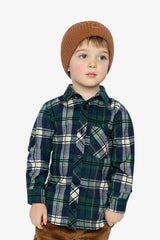 Plaid Shirt Blue And Green