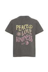 Kid's Charcoal Peace T-shirt-Unisex
