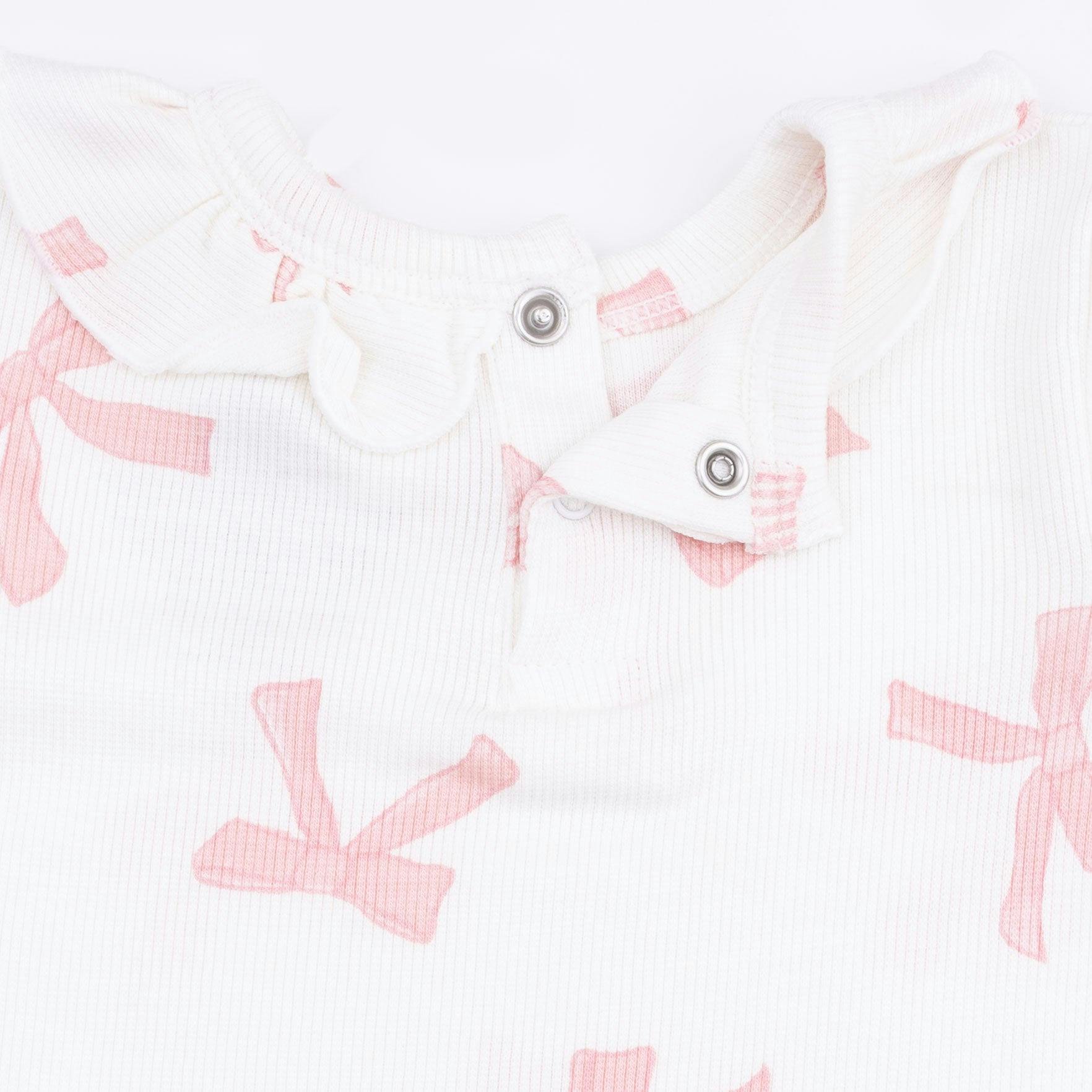 Pretty Bows - Long Sleeve Ruffle Top and Pant