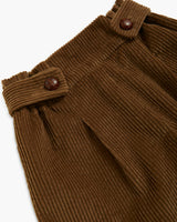 Charlee Short Chestnut Corduroy