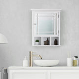 Neal Wooden Medicine Cabinet with Mirrored Door