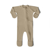 GROW WITH YOU FOOTIE | SANDSTONE — Bamboo Organic Cotton Blend