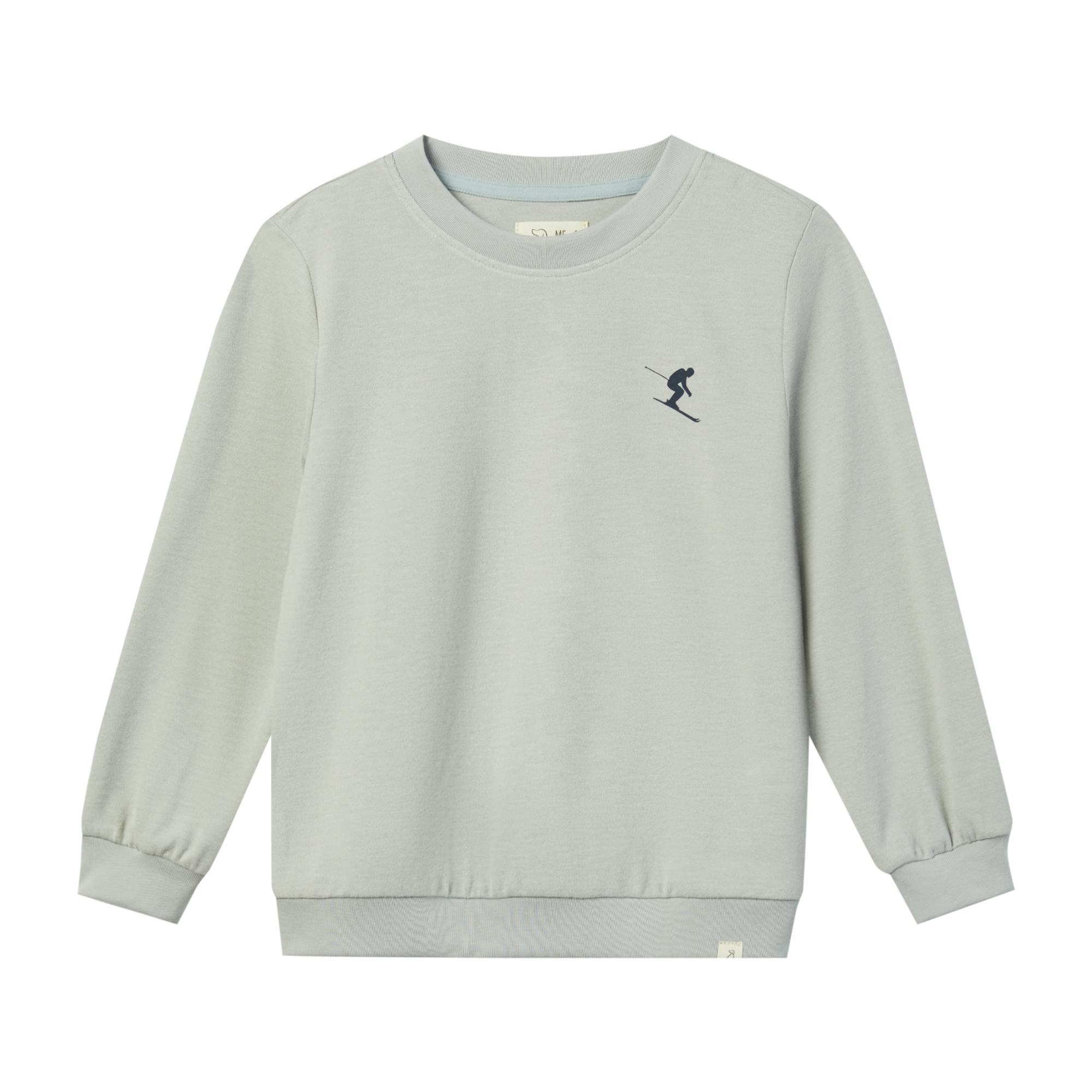 JESTER Grey ski back print sweatshirt