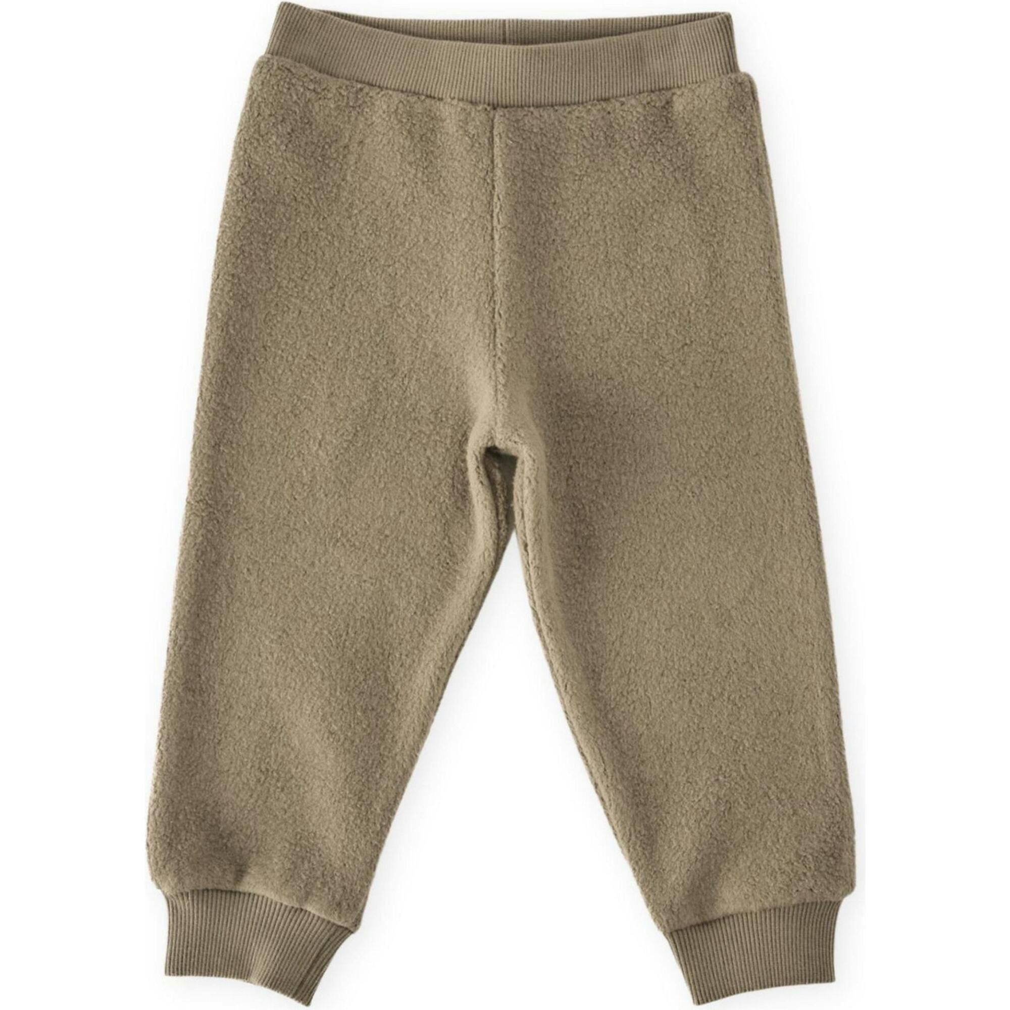 Teddy Fleece Jogger, Green
