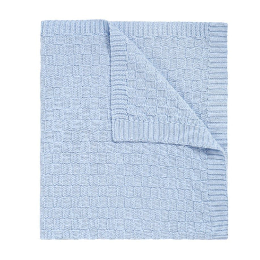 Basket Weave Knit Blanket