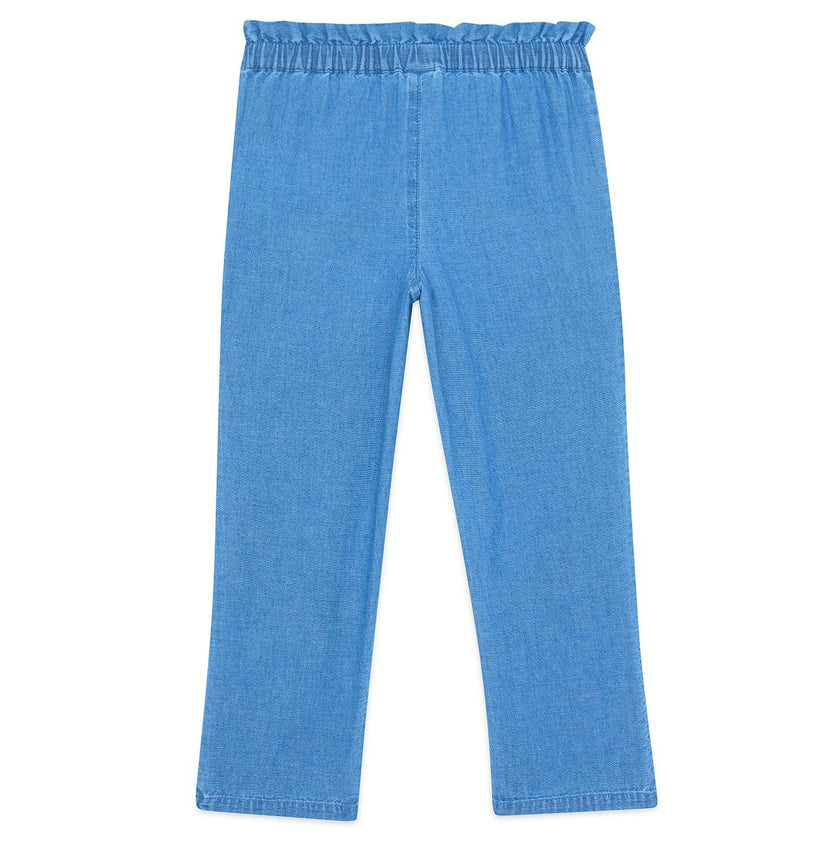 BONTON Duck Heart Pocket Pants - Chambray