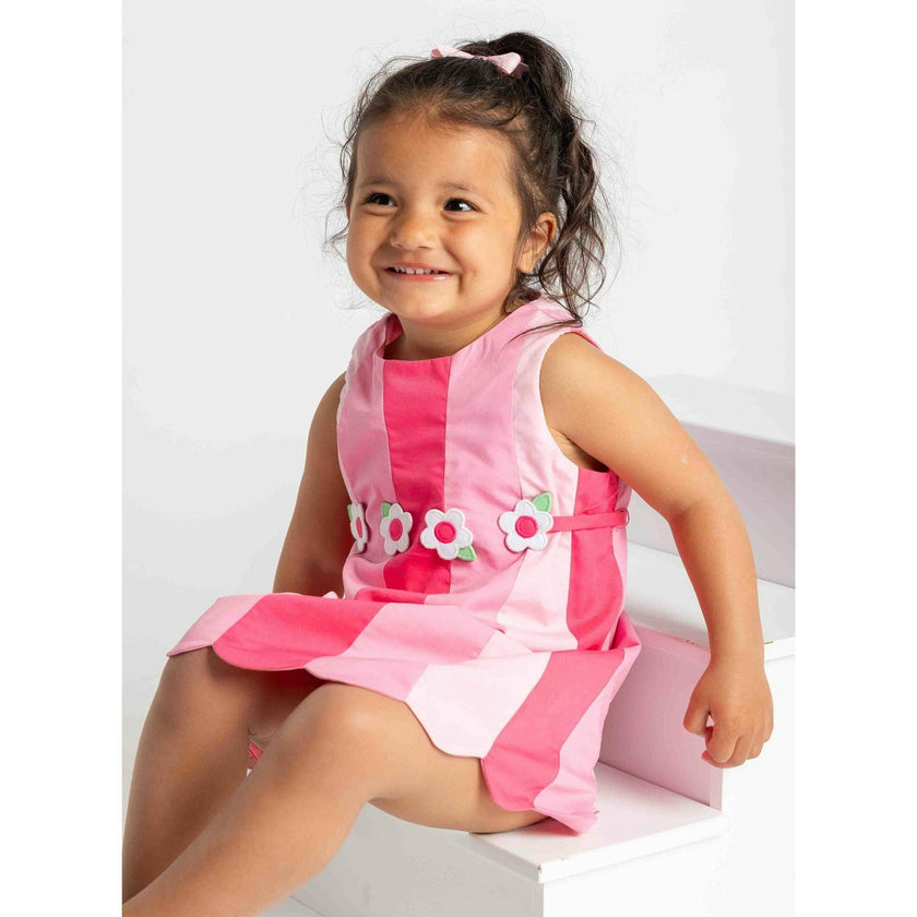 Poplin Panel Dress